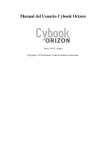 Manual del Usuario Cybook Orizon