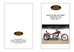 MANUAL DEL USUARIO MOTOCICLETA JAWA 300