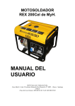 MANUAL DEL USUARIO - MyH Soldaduras y Equipos