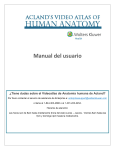 Manual del usuario - Acland. Video Atlas De Anatomia Humana