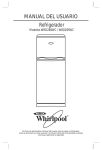 MANUAL DEL USUARIO Refrigerador