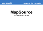 MapSource Manual del usuario
