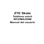 ZTE Skate Manual del usuario