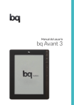 Manual del Usuario bq Avant 3 - Rede de Bibliotecas de Galicia