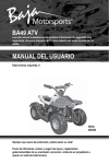 BA49 ATV MANUAL DEL USUARIO