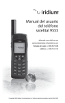 Manual del usuario del teléfono satelital 9555