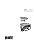 GV 6600A CARB - Wacker Neuson