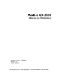 GX modèle-2003 - RKI Instruments