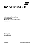 A2 SFD1/SGD1 Automatic welding machine