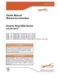 Greens King 500A Series Dealer Manual Manuel du