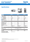 Genie&reg; QuickStockTM Sp&eacute;cifications