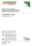 Safety and Operation Manual Bedienings