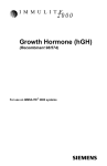 IMMULITE® 2000 Growth Hormone (hGH)