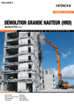 démolition grande hauteur (hrd) - Hitachi Construction Machinery