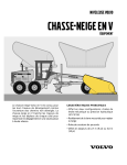 CHASSE-NEIGE EN V - Volvo Construction Equipment