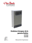 Onduleur/chargeur de la gamme Radian