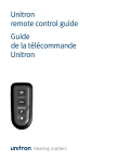 Unitron Remote Control User Guide