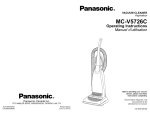 MC-V5726C Operating Instructions Manuel d