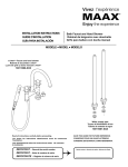 inSTaLLaTion inSTRucTionS Guide d`inSTaLLaTion Guía