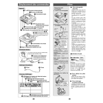 Emplacement des commandes Piles