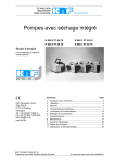 Pompes avec séchage intégré