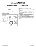 Dusk to Dawn Light Control
