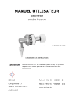 manuel utilisateur - DEHAS Medizintechnik & Projektierung GmbH