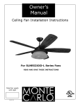 Owner`s Manual - Monte Carlo Fan Company