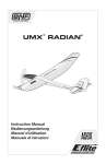 40111 EFL UMX Radian Manual.indb