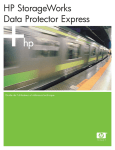 Guide de l`utilisateur et référence technique Data Protector Express