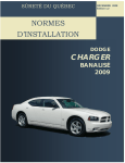 Charger 2009 - S&ucirc;ret&eacute; du Qu&eacute;bec