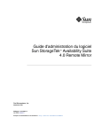 Guide d`administration du logiciel Sun StorageTek Availability Suite
