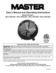 User`s Manual and Operating Instructions