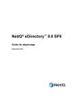 NetIQ® eDirectory™ 8.8 SP8