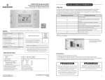 installation du thermostat index spécifications