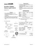 &reg; Motion Sensor Light Control