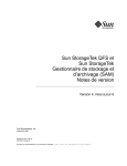 Notes de version de Sun StorageTek QFS et Sun StorageTek SAM