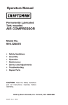 Operators Manual AIR COMPRESSOR