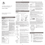 Modèle AW851 Guide d`installation et d`utilisation Renseignements