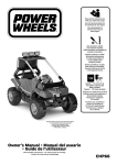 Owner`s Manual &bull; Manual del usuario &bull; Guide de l`utilisateur CHP66