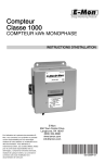 62-0388 Class 1000 (French version) Installation Manual