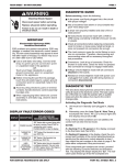 DISPLAY FAULT/ERROR CODES DIAGNOSTIC