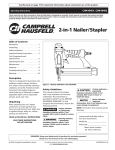 2-in-1 Nailer / Stapler