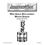 WIDE ANGLE REPLACEMENT MOTION SENSOR