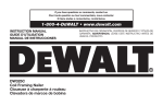 1-800-4-DEWALT &bull; www.dewalt.com