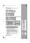 XV-HTD640 S-HTD540 S-HTD630 XW-HTD640 XW