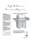 Barbecue au gaz naturel &agrave; 4 br&ucirc;leurs