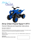 Aria Child PowerSport ATV