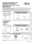 INSTRUCTIONS D`INSTALLATION ENTRETIEN ET NETTOYAGE