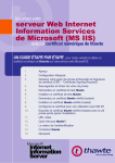 serveur Web Internet Information Services de Microsoft (MS